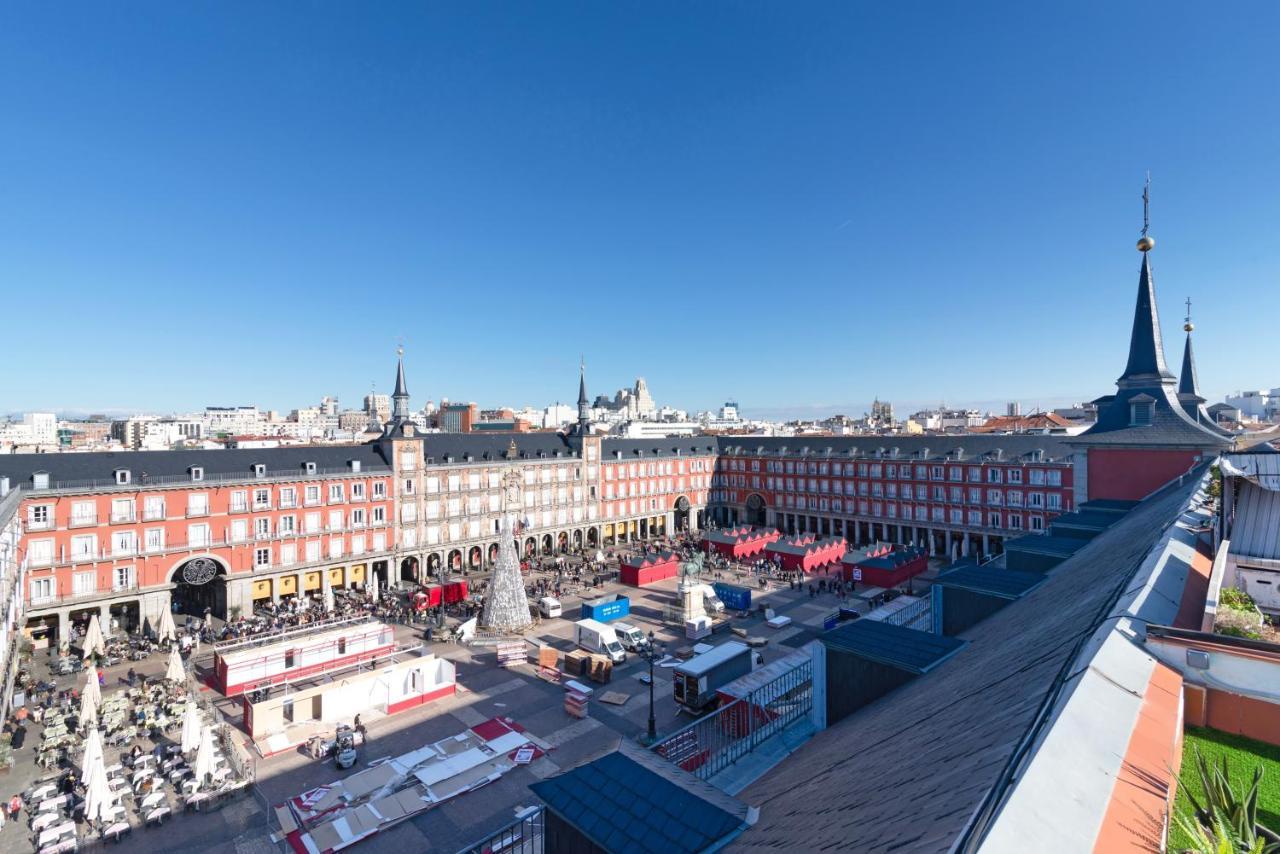 Historic Penthouse Plaza Mayor In Madrid Exterior photo
